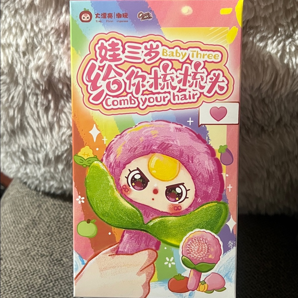 Baby Three Pink Hair Comb